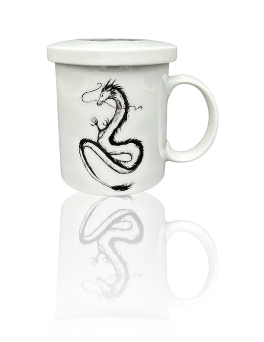 hrnek "Drak"se sítkem a pokličkou 300 ml