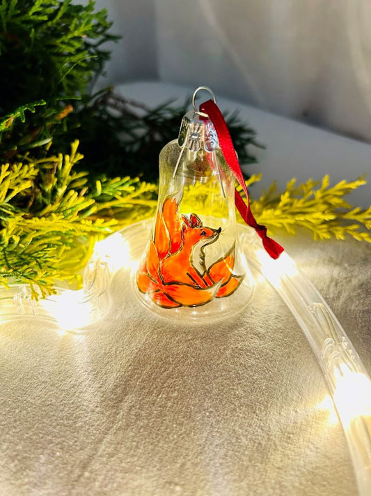 vánoční zvoneček "Kyuubi no Kitsune" 7 cm