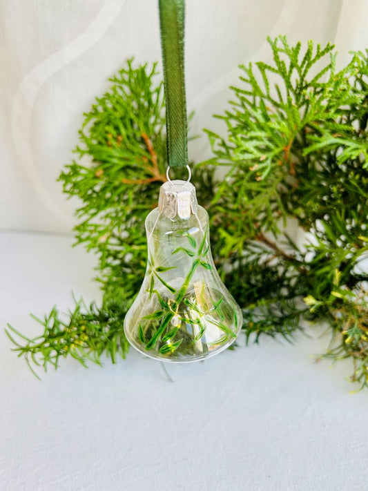 vánoční zvoneček "Bambusový háj" 7 cm