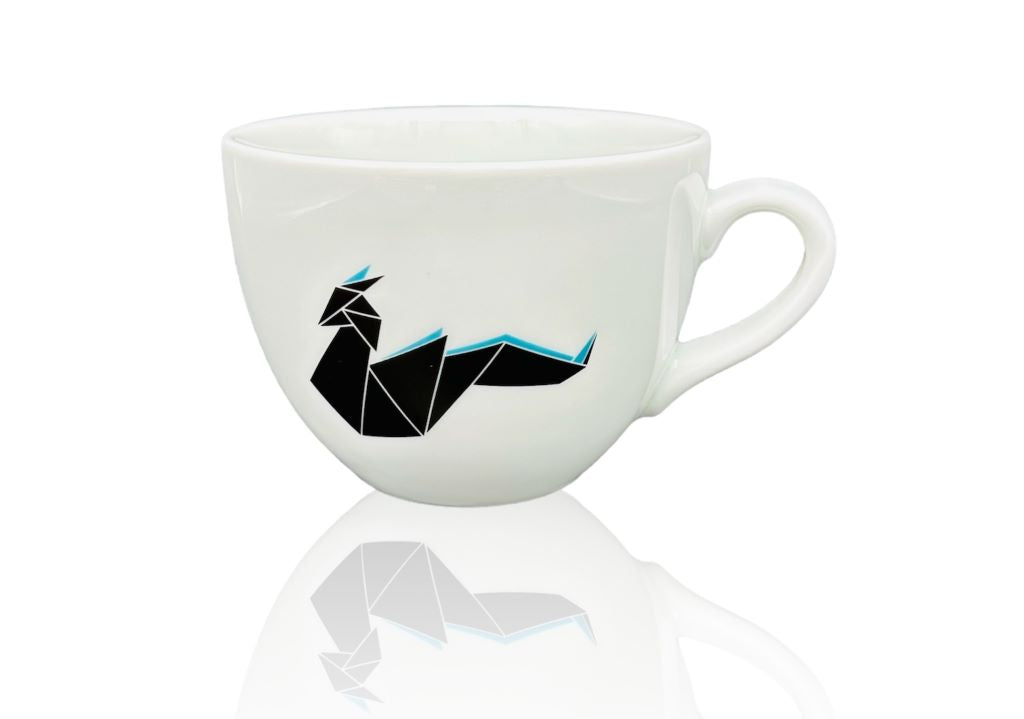 hrnek široký "Origami drak" 480 ml