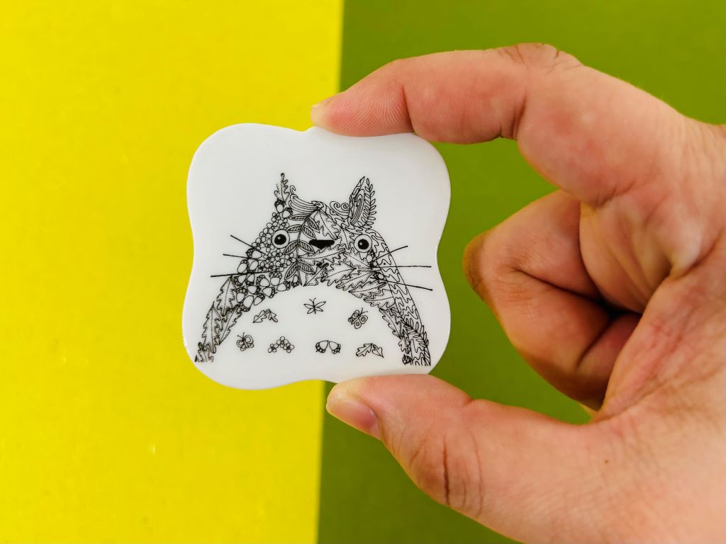 odkladač na hůlky čtvercový "Totoro" 5,5x5,5 cm