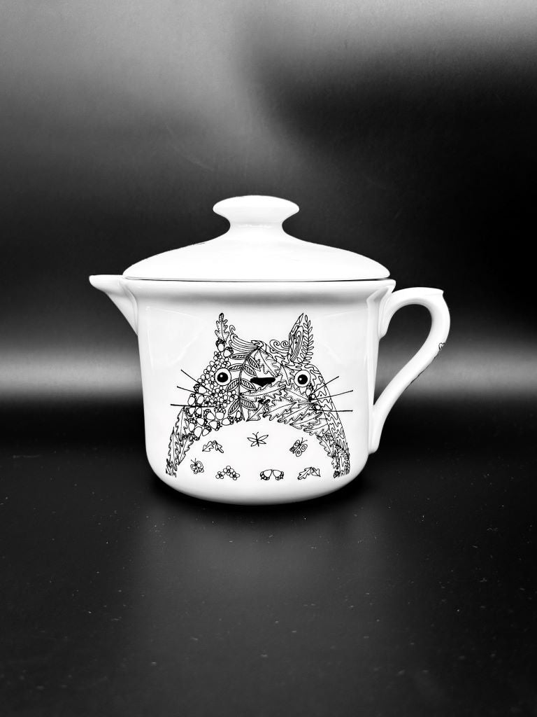 hrnek "Totoro" velký s hubičkou a víkem 900 ml