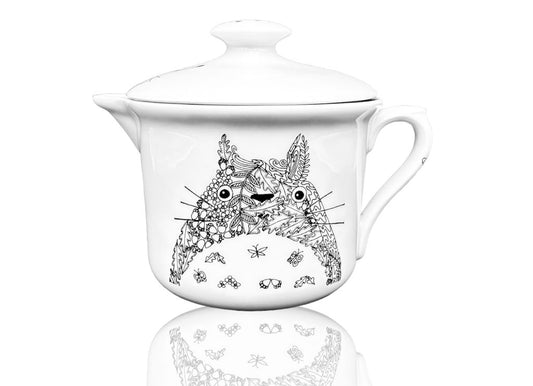 hrnek "Totoro" velký s hubičkou a víkem 900 ml