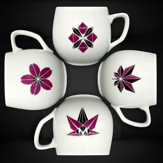 hrnek "Origami FLORAL" 300 ml