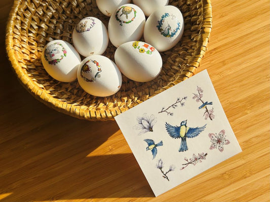 Dočasná tetovačka "Jarní Japonsko" barevné