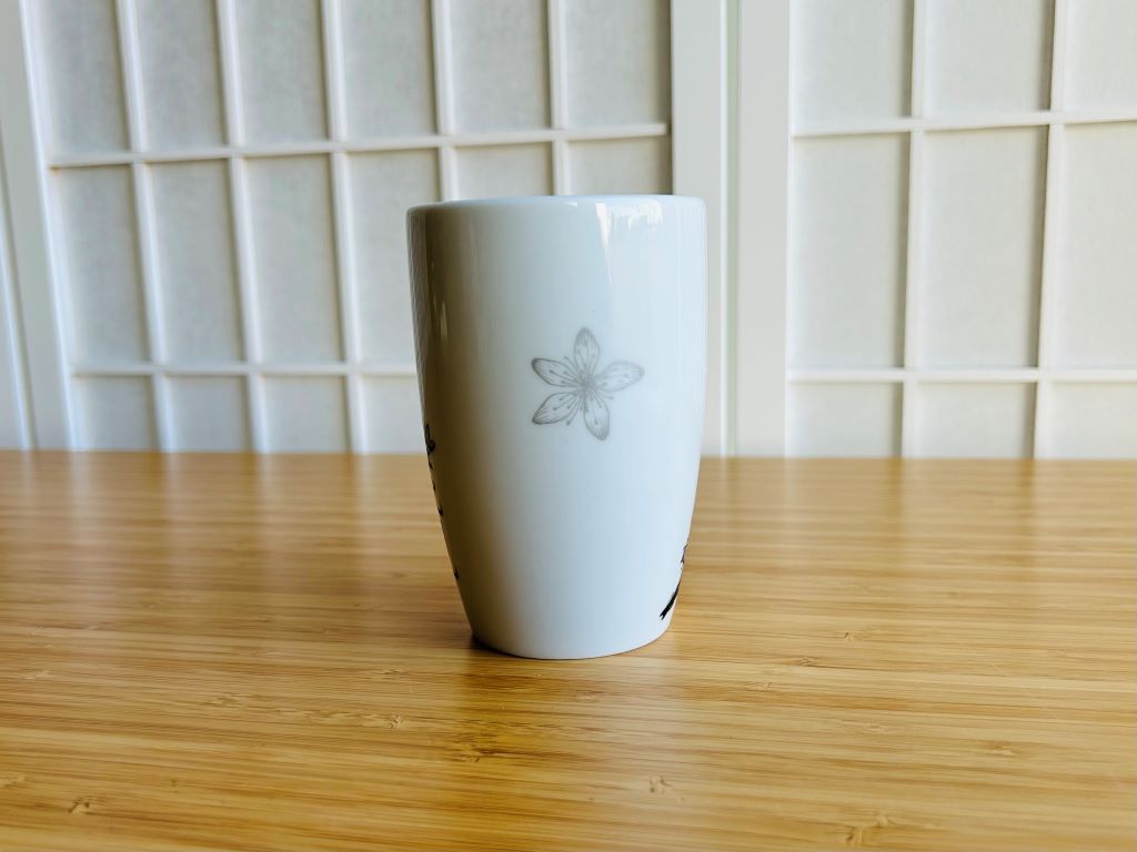 hrnek vysoký "Sakura"se stříbrnou 380 ml