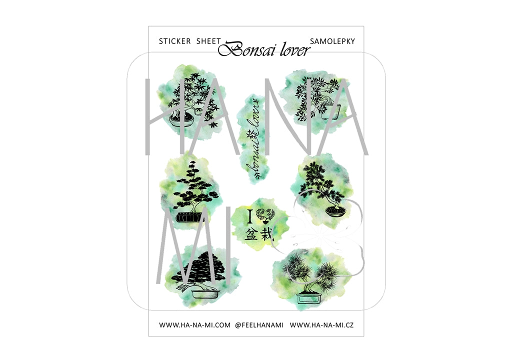 Samolepky "Bonsai lover"