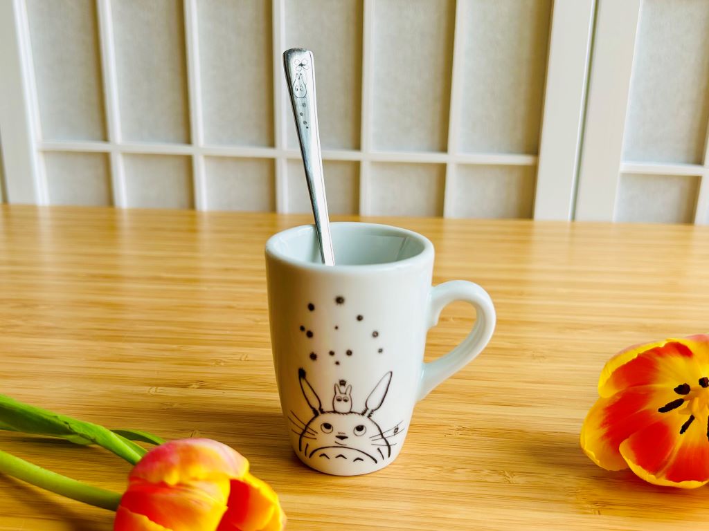 nerezová lžička "Totoro"