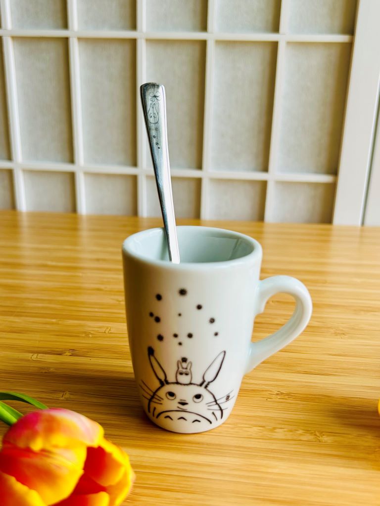 nerezová lžička "Totoro"