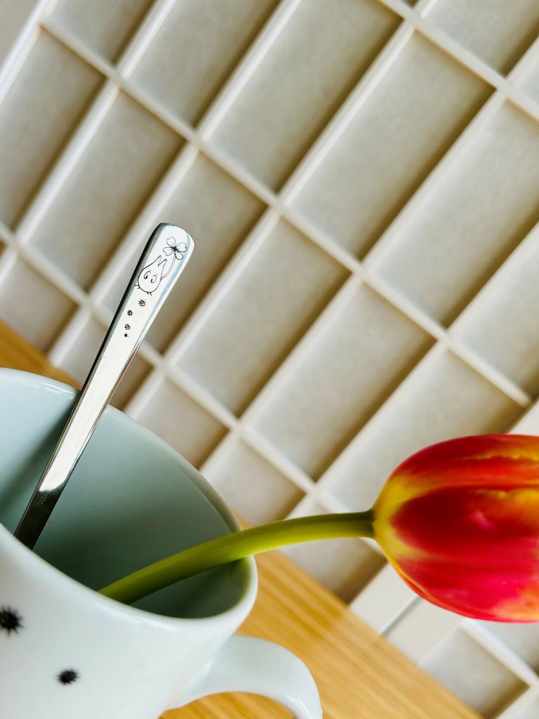 nerezová lžička "Totoro"