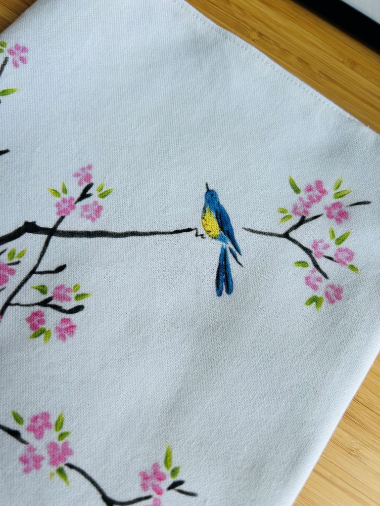 obal na knihu "Ptáček na sakuře" velký