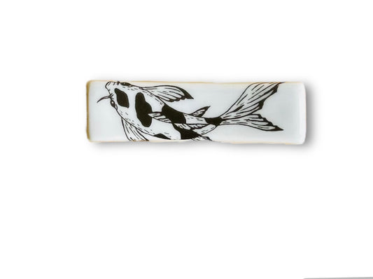 odkladač na hůlky "Jezerní drahokamy aneb koi kapříci" 6x1,5 cm