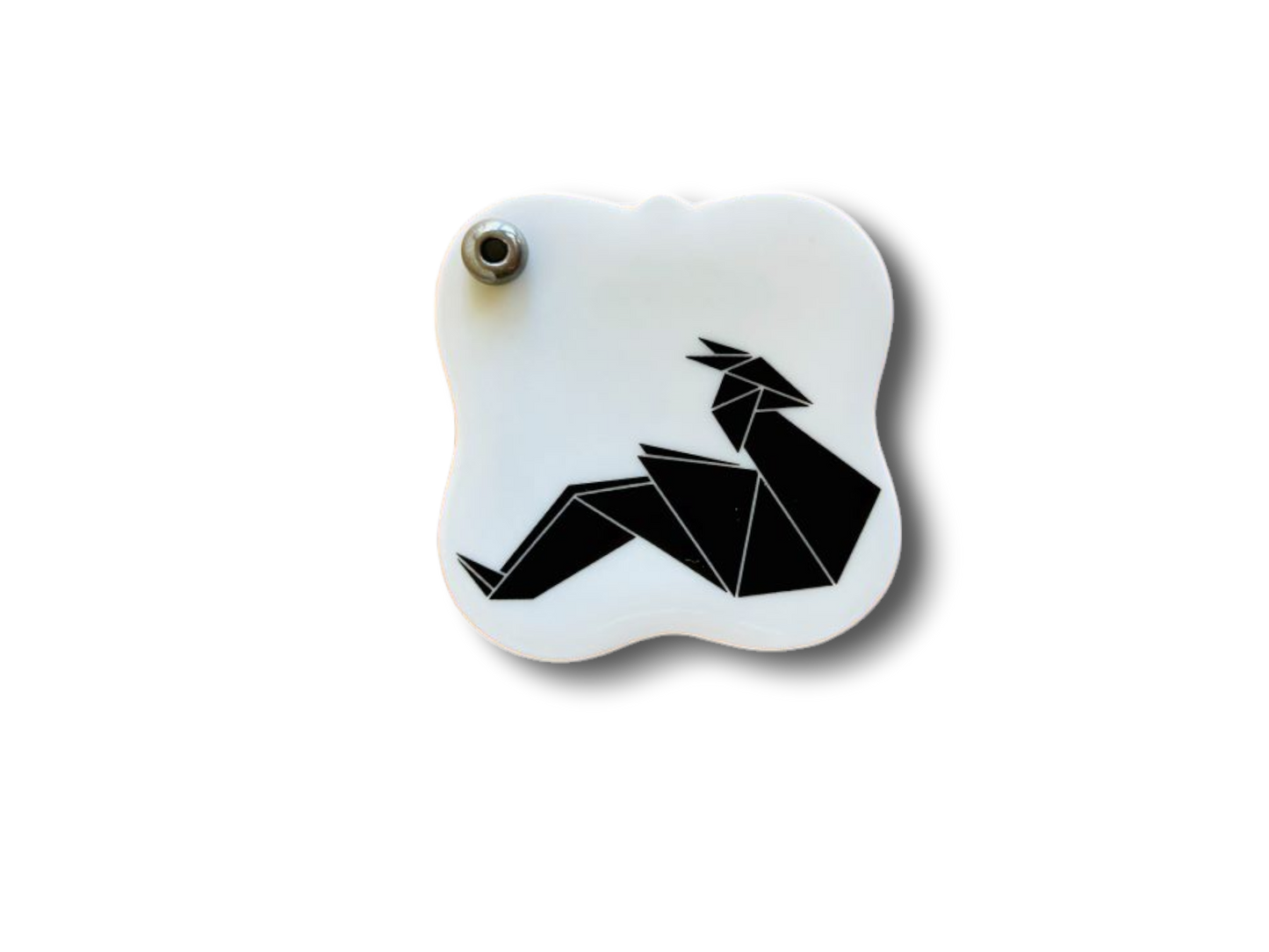 porcelánový stojánek na vonné tyčinky "Origami drak"  5,5x5,5 cm