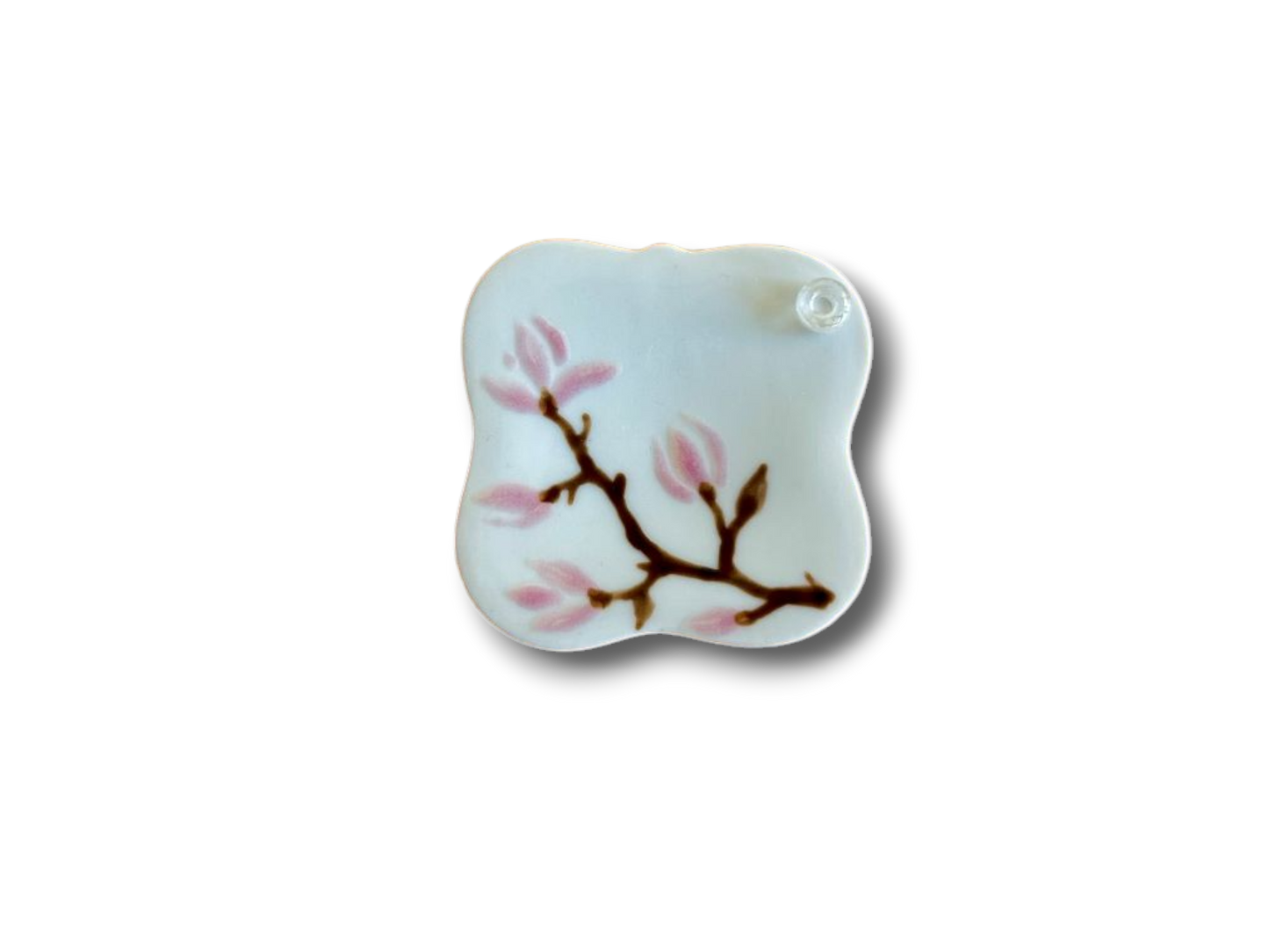 porcelánový stojánek na vonné tyčinky "Vůně jarního snu" 5,5x5,5 cm