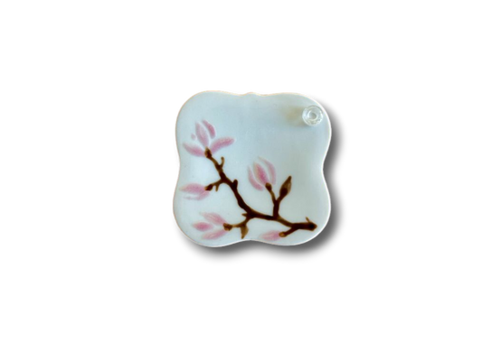 porcelánový stojánek na vonné tyčinky "Vůně jarního snu" 5,5x5,5 cm