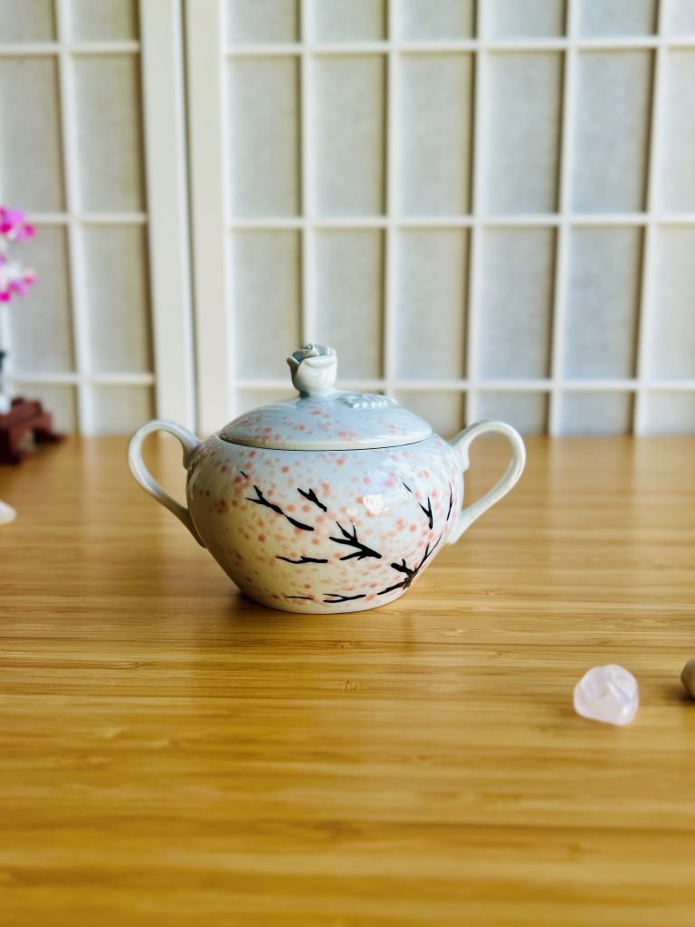 cukřenka s víčkem "Ráno pod sakurou" 200 ml