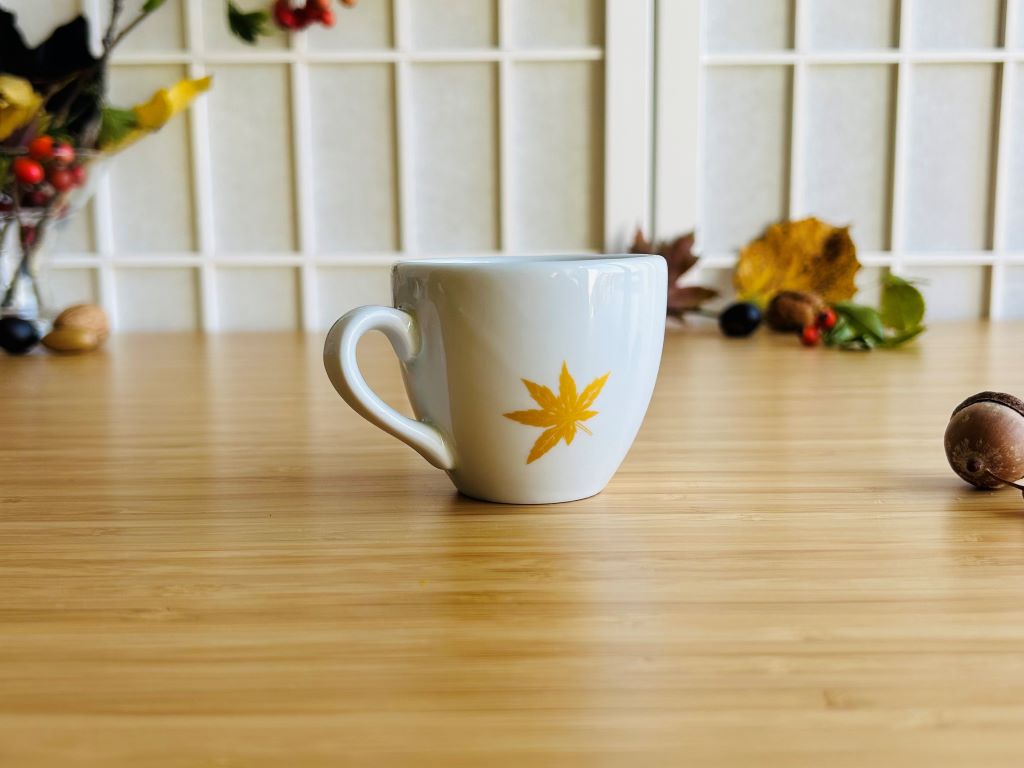 hrneček na espresso "Javory" se zlatou 90 ml