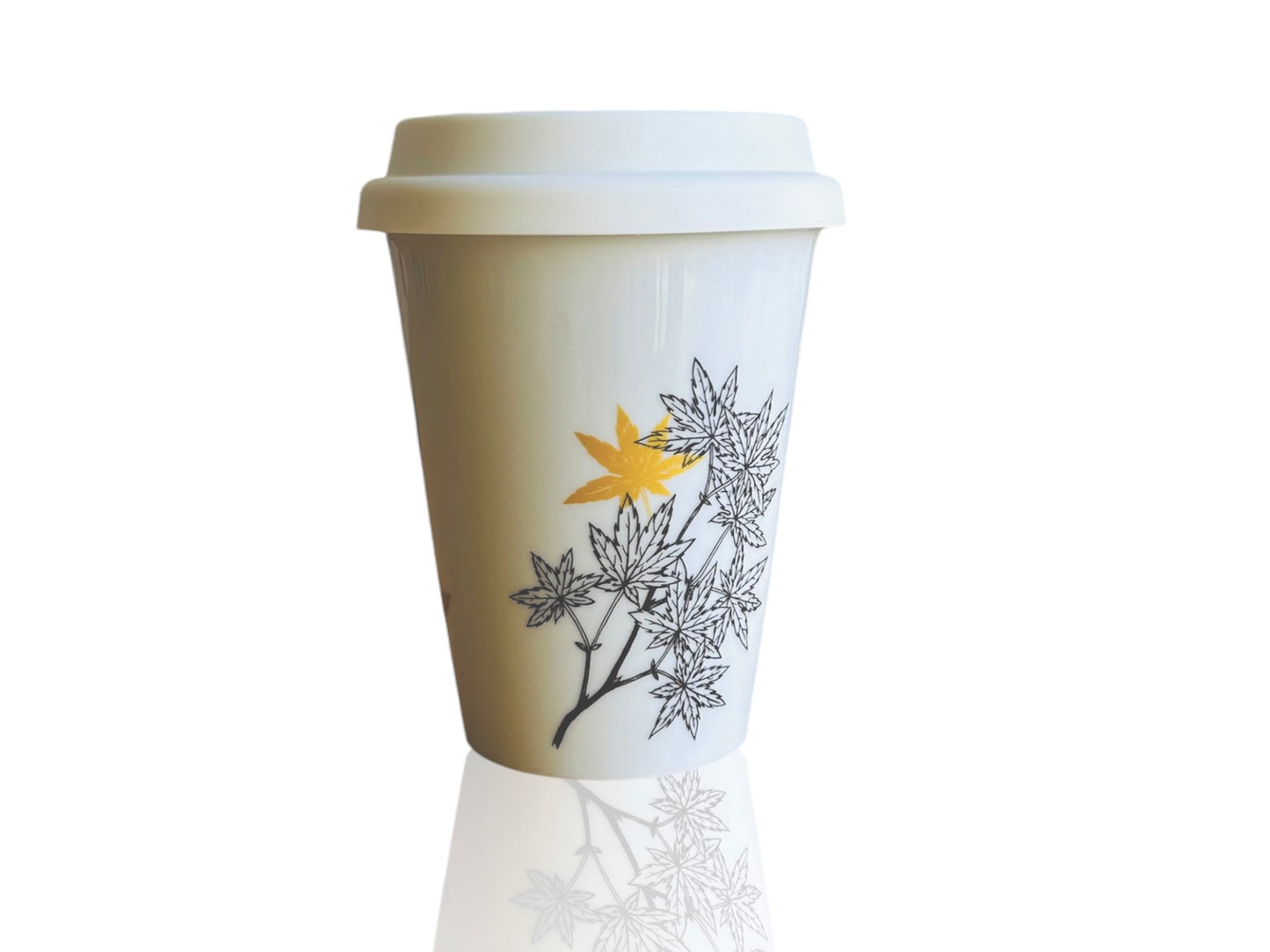 hrnek To Go "Javory" se zlatou 300 ml