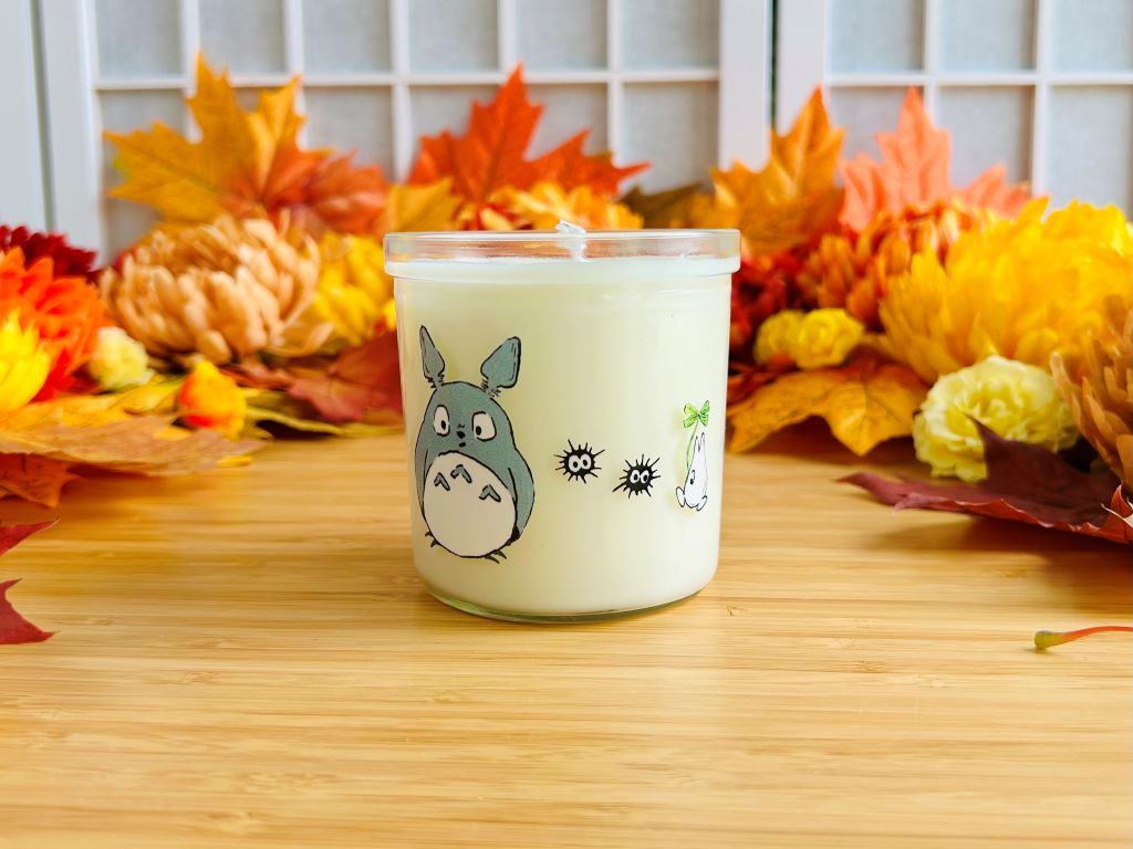svíčka ve sklenici "Totoro" velká