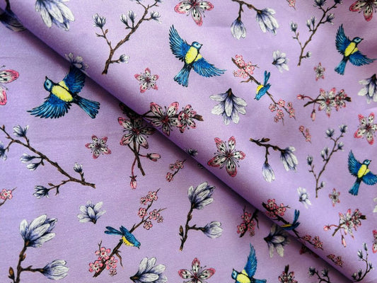 velký šátek "Jarní Japonsko" 100x100 cm