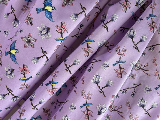 velká šála "Jarní Japonsko" 70x200 cm