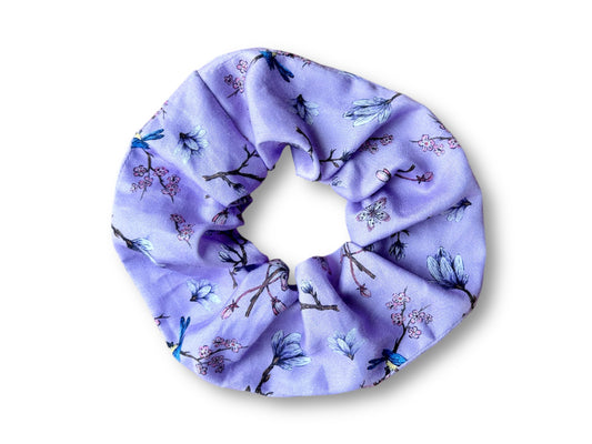 scrunchies "Jarní Japonsko" látková gumička do vlasů