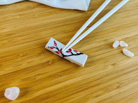 odkladač na hůlky "Šípkový čaj" 6x1,5 cm