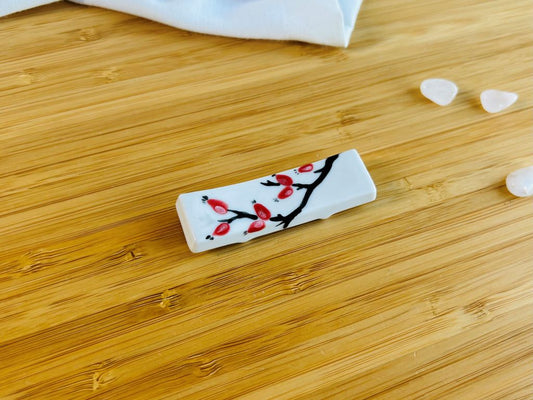 odkladač na hůlky "Šípkový čaj" 6x1,5 cm