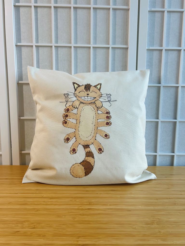 povlak na polštář "Kočkobus" 40x40 cm