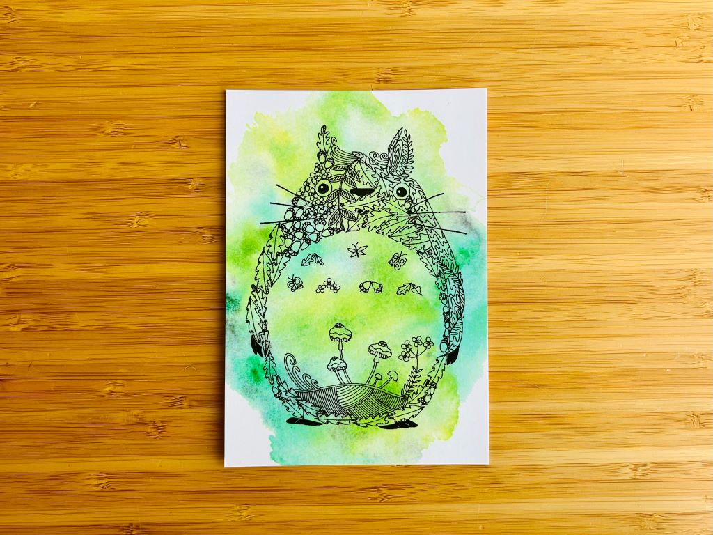 Pohlednice "Totoro" A6