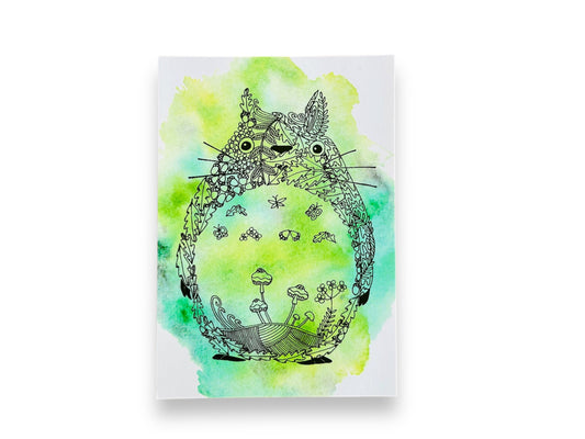 Pohlednice "Totoro" A6