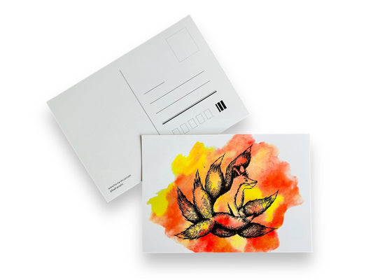 Pohlednice "Kyuubi no Kitsune" A6