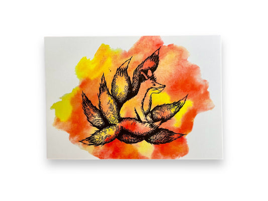 Pohlednice "Kyuubi no Kitsune" A6