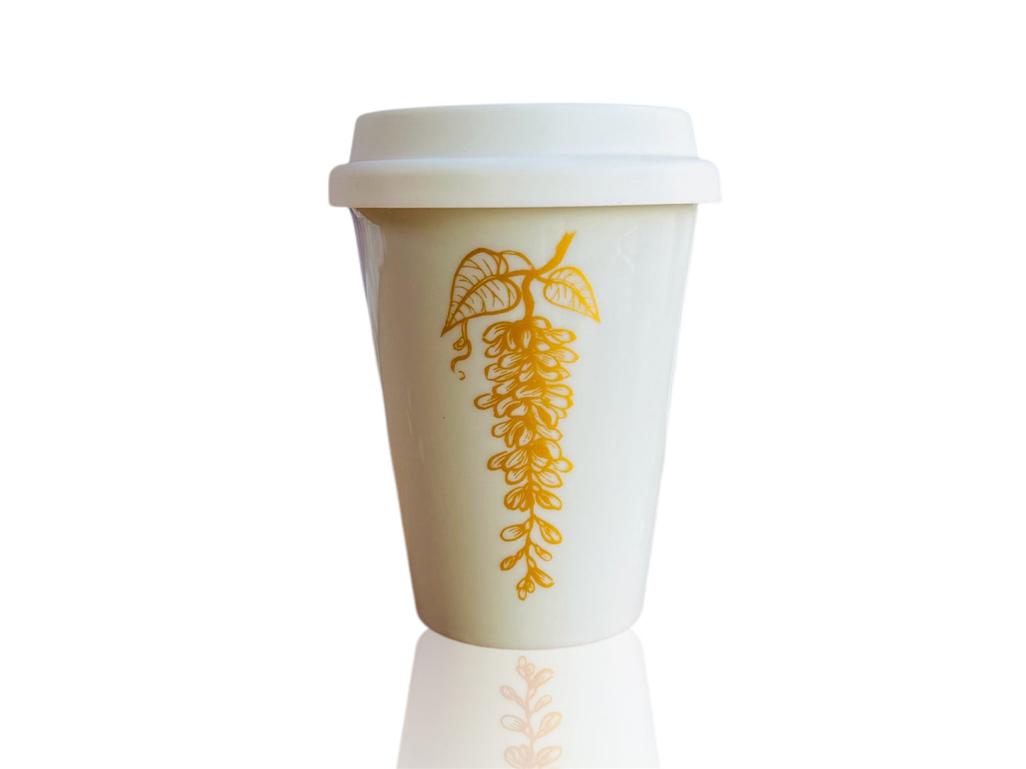 hrnek To Go "Vistárie" se zlatou 300 ml