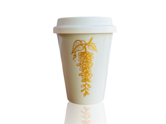 hrnek To Go "Vistárie" se zlatou 300 ml