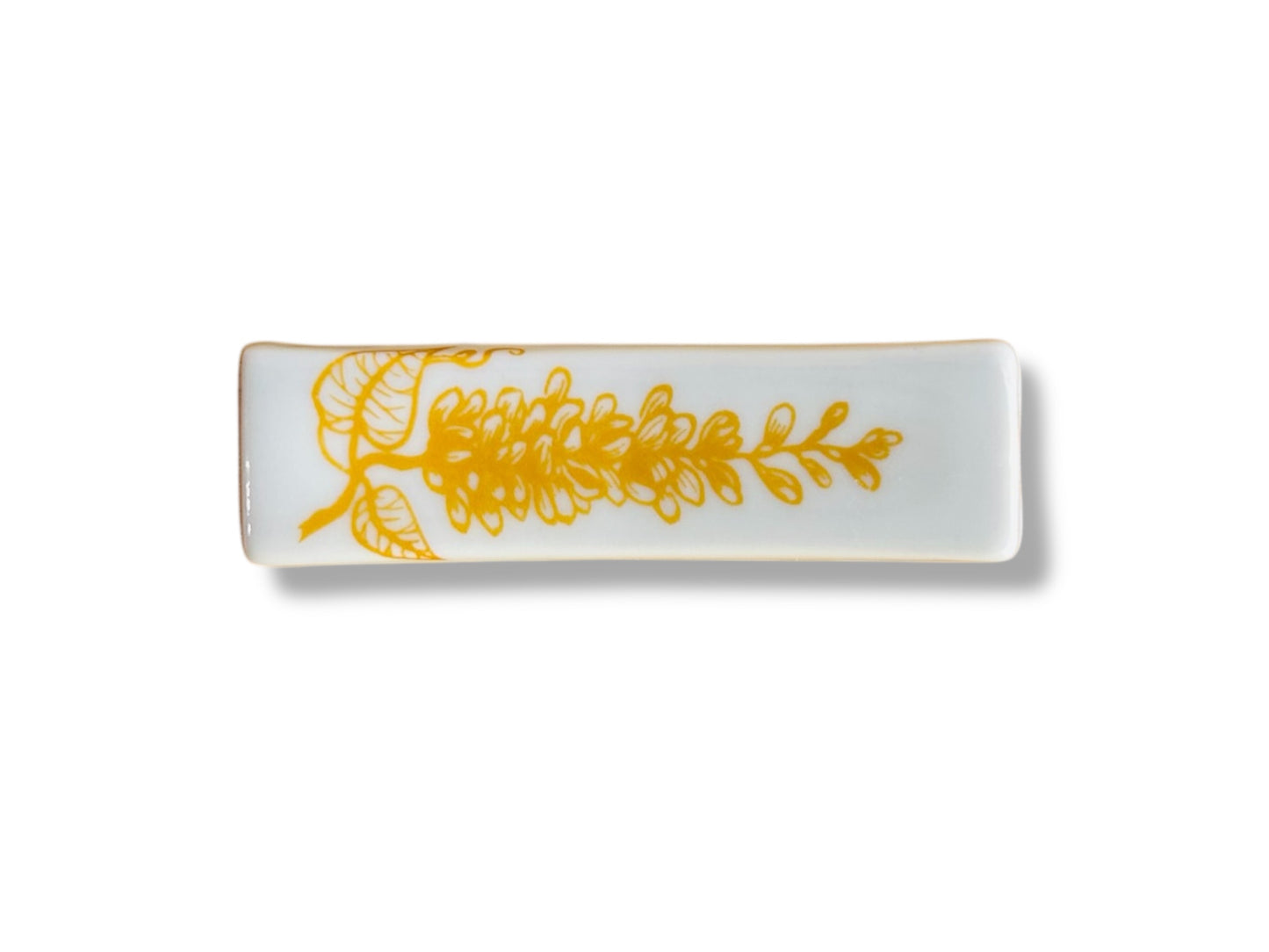 odkladač na hůlky "Vistárie" zlatá 6x1,5 cm