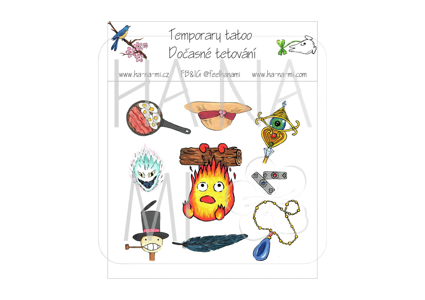 Dočasná tetovačka "Láska & Magie"
