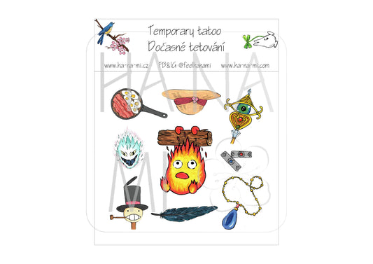 Dočasná tetovačka "Láska & Magie"