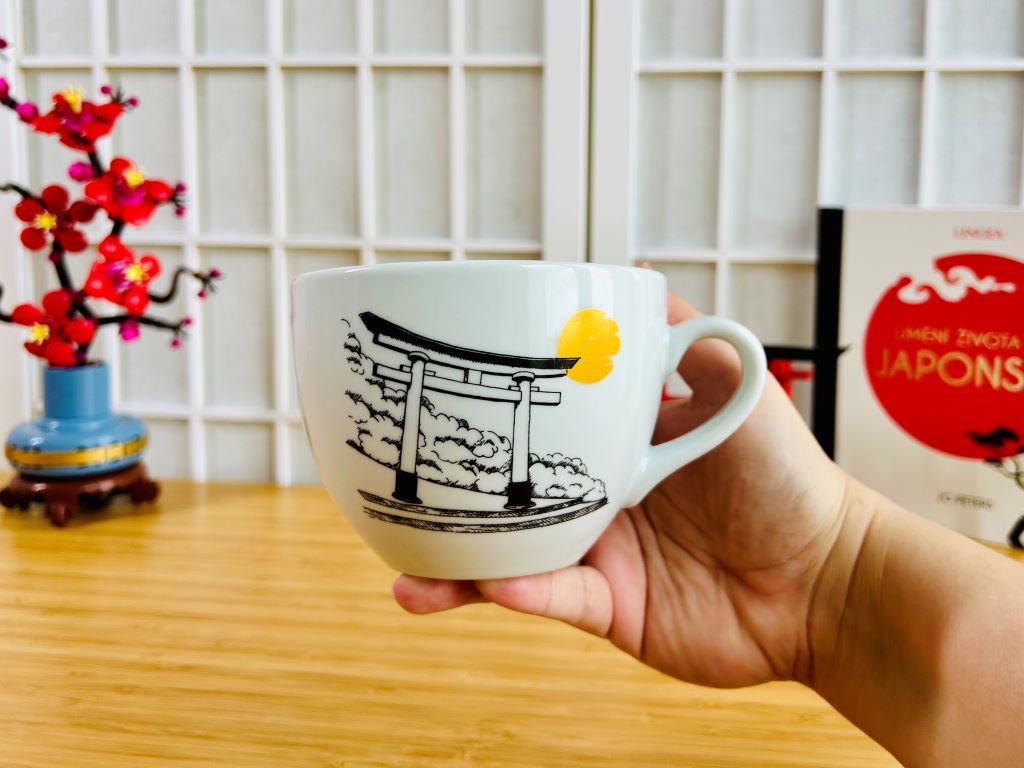 hrnek široký "Brána torii" 480 ml
