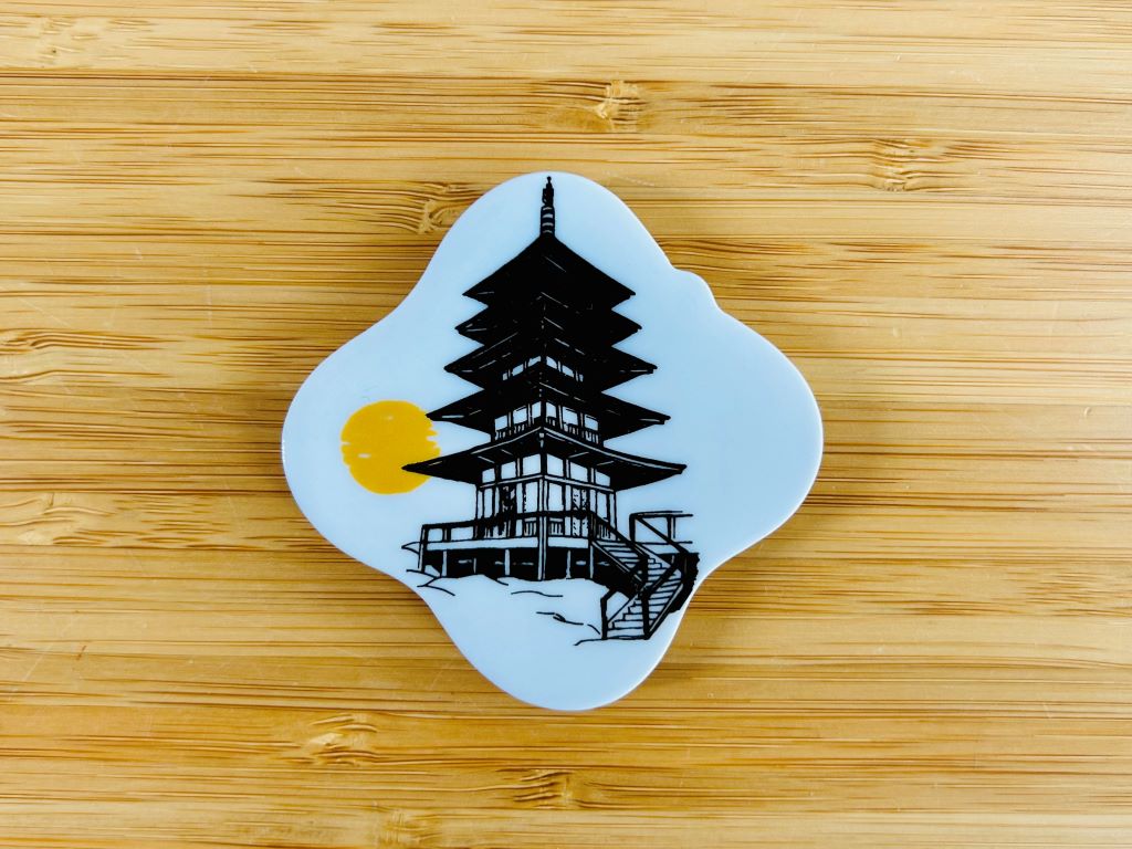 odkladač na hůlky čtvercový "Pagoda" 5,5x5,5 cm