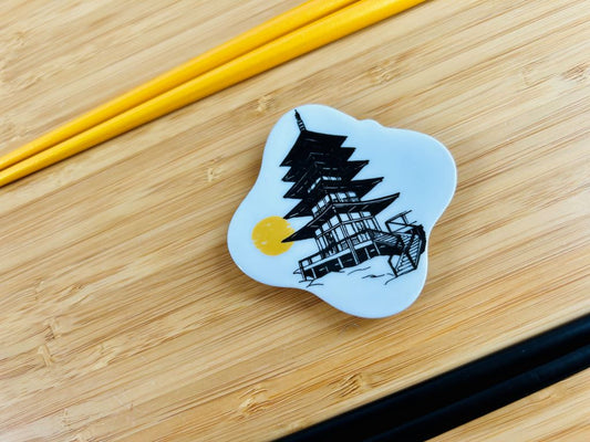 odkladač na hůlky čtvercový "Pagoda" 5,5x5,5 cm
