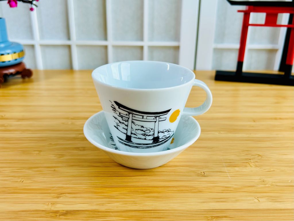 Čajová souprava "Architektura dávného Japonska"