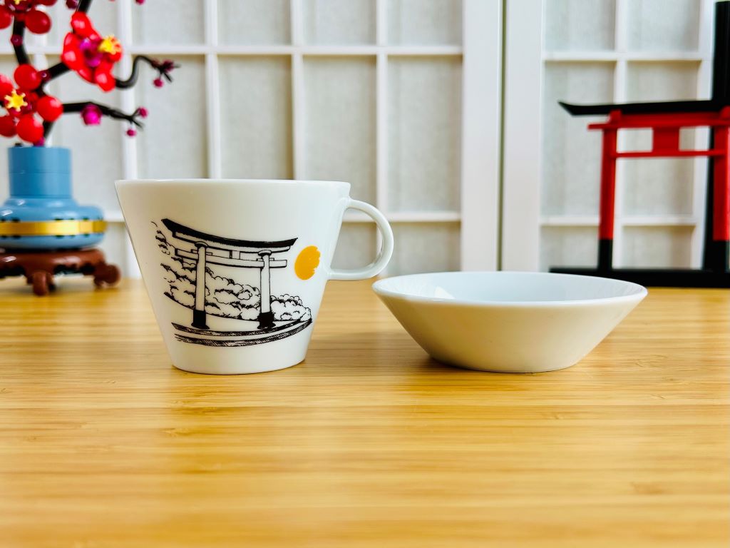 Čajová souprava "Architektura dávného Japonska"