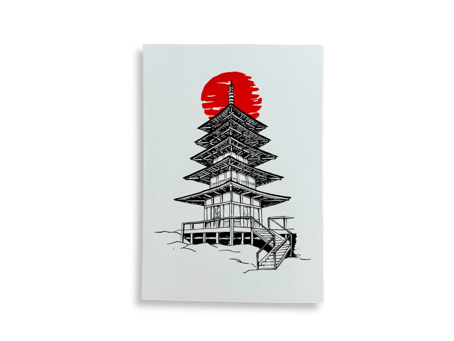 Pohlednice "Pagoda" A6