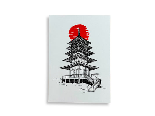 Pohlednice "Pagoda" A6