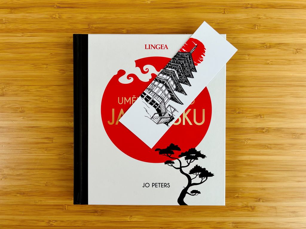 Záložka do knížky "Japonská architektura" 15 x 5 cm