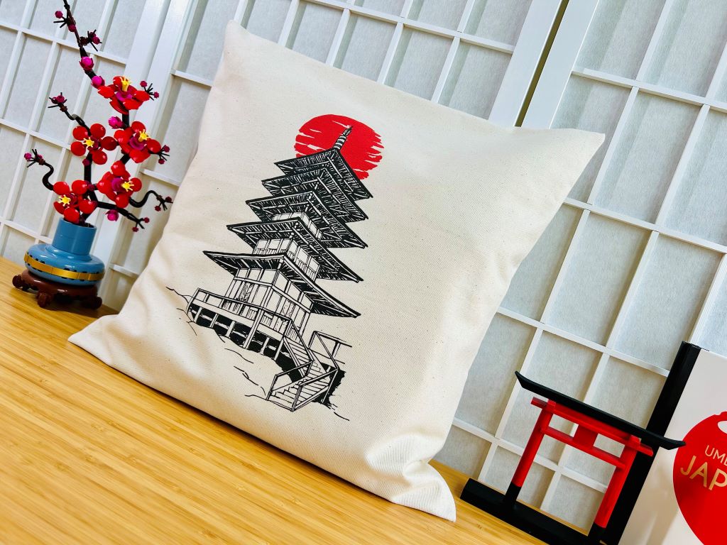 povlak na polštář "Pagoda" 40x40 cm