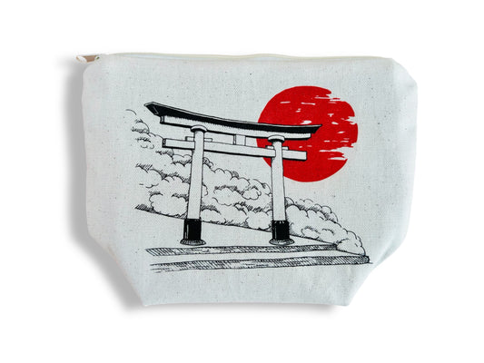 kosmetická taštička "Brána torii"