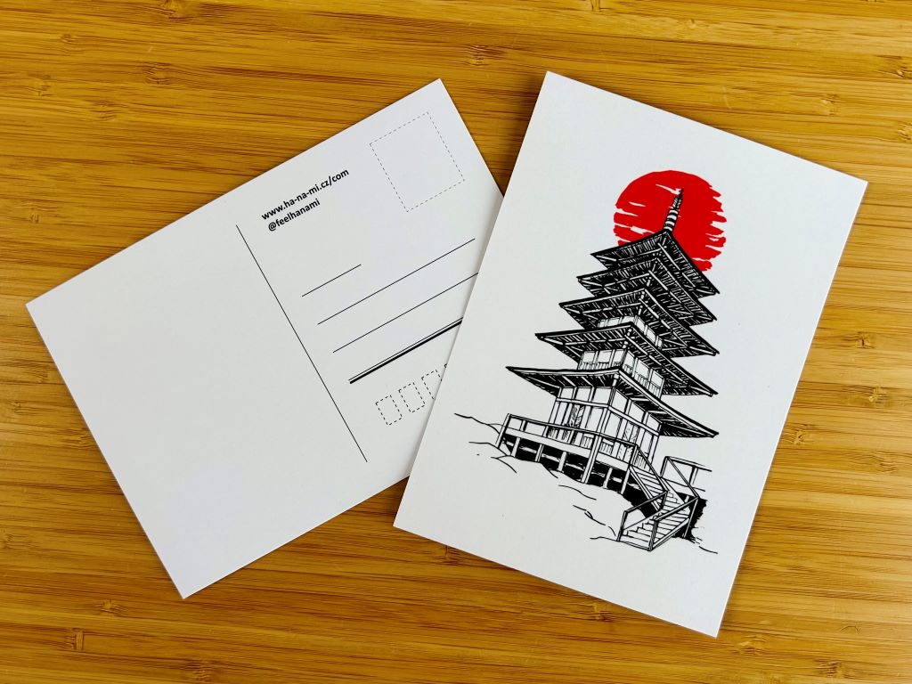 Dárkový balíček "Japonská architektura" papírový