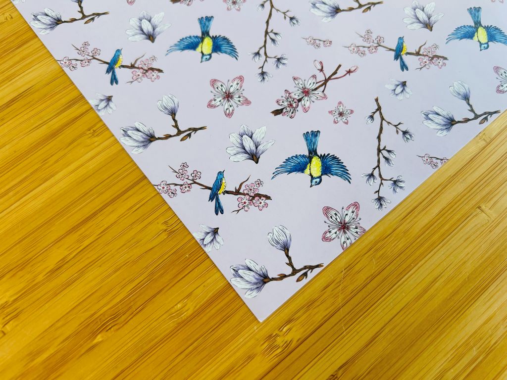Balící papír "Jarní Japonsko" 475 x 680 mm